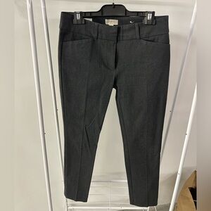 LOFT Women's Charcoal Ankle Pants